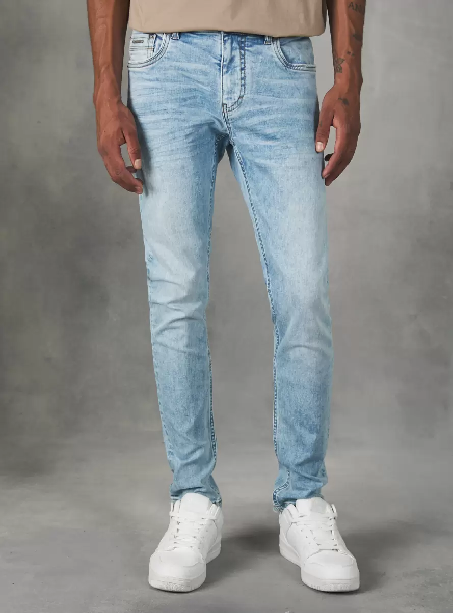 Men Super Skinny Jeans In Stretch Denim D006 Azure Denim Days - 1