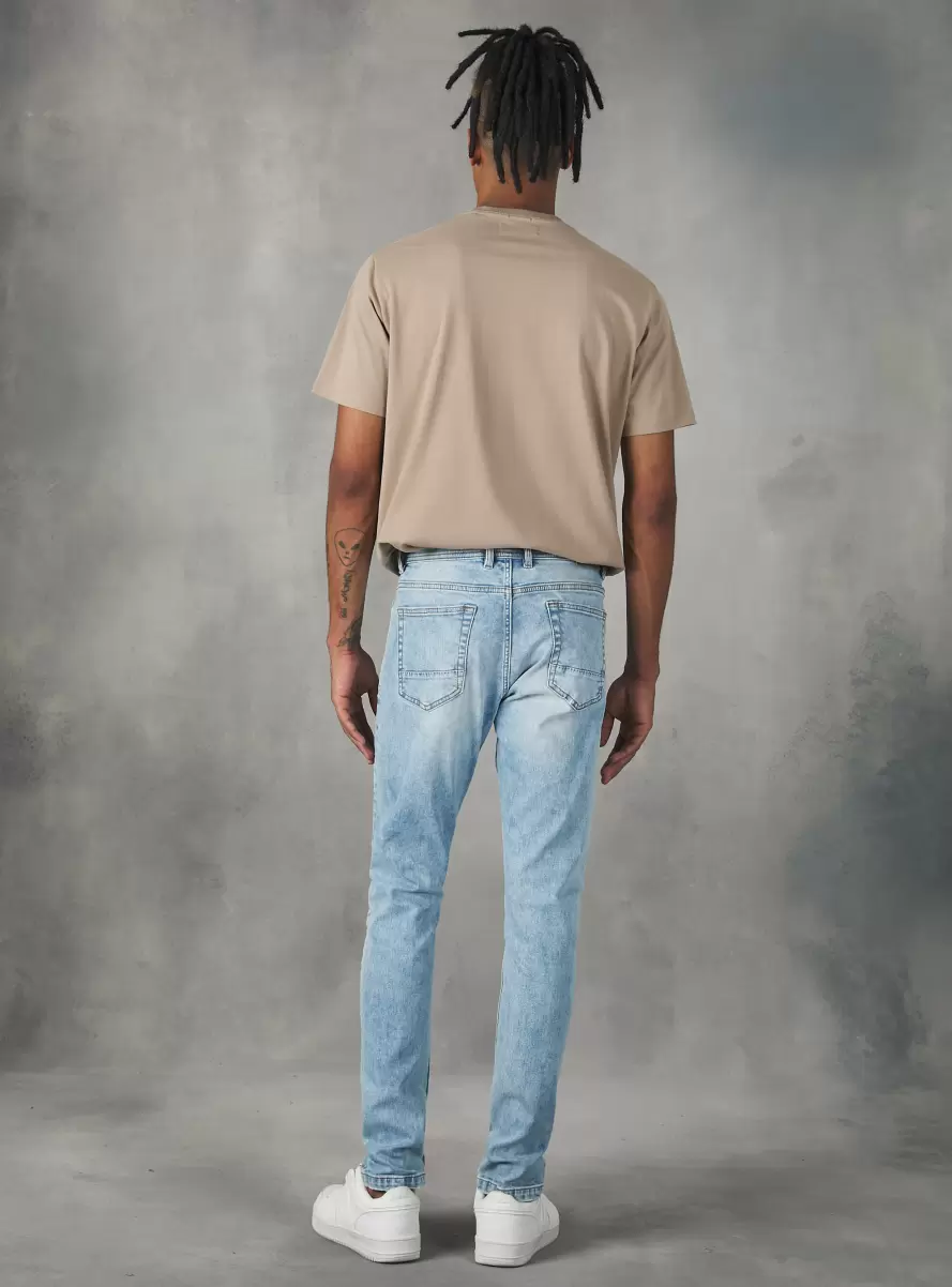 Men Super Skinny Jeans In Stretch Denim D006 Azure Denim Days - 3