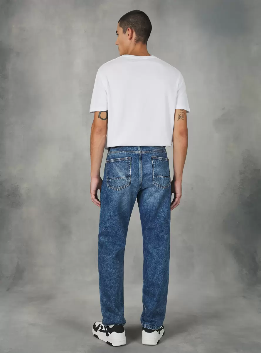 Denim Days Straight Fit Cotton Jeans Men D004 Medium Light Blue - 3