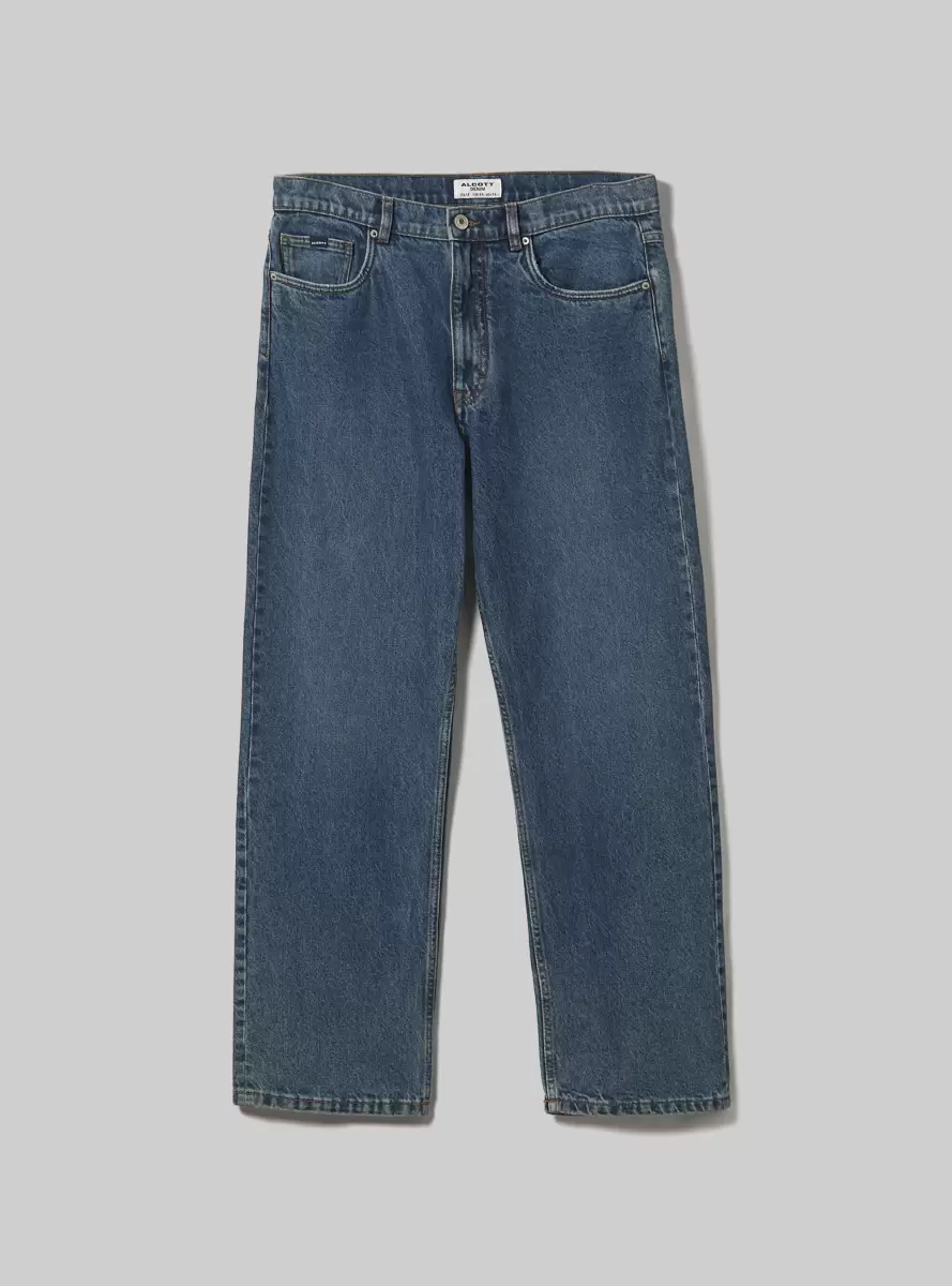 Men D003 Medium Blue Denim Days Loose-Fit Jeans - 4
