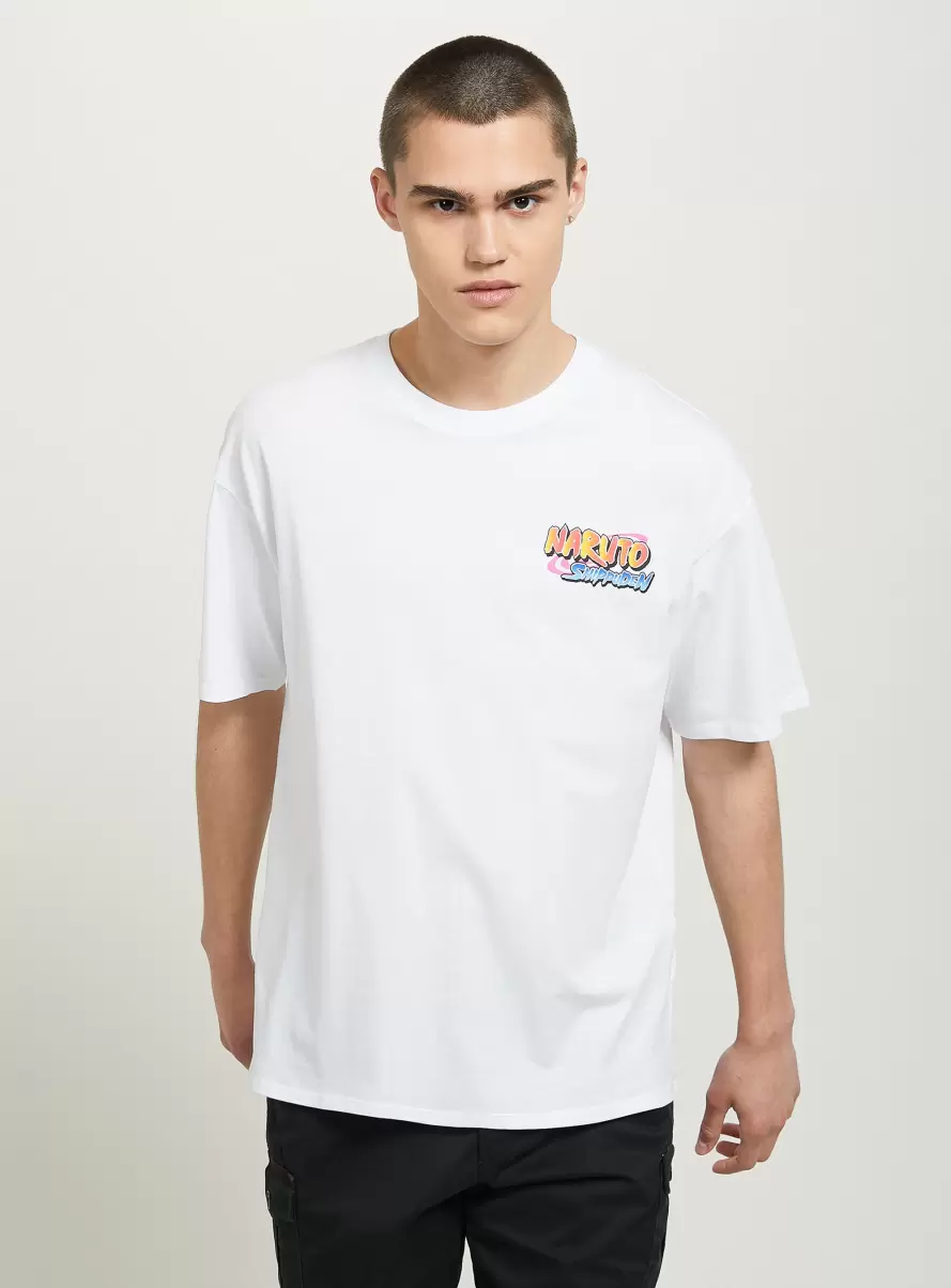 T-Shirt Naruto / Alcott T-Shirt Men Wh3 White - 1