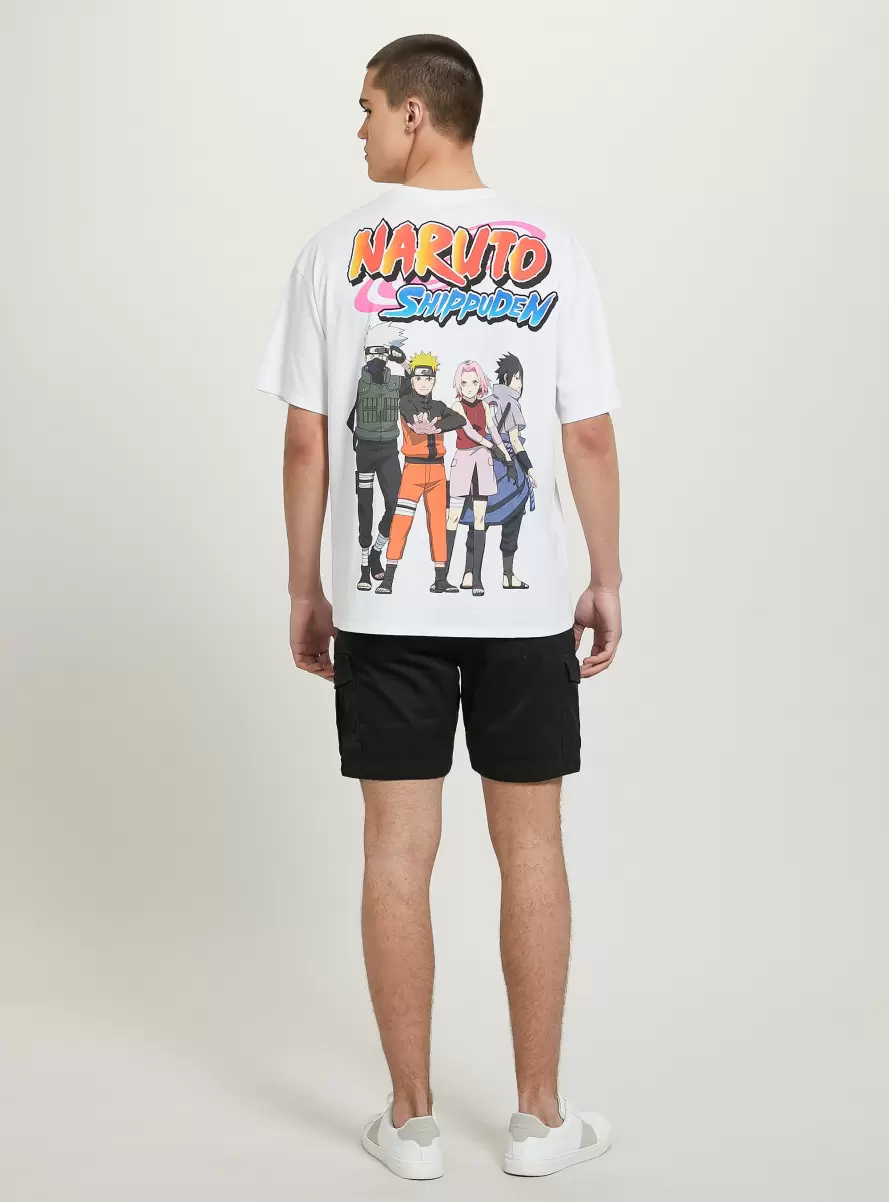 T-Shirt Naruto / Alcott T-Shirt Men Wh3 White - 3