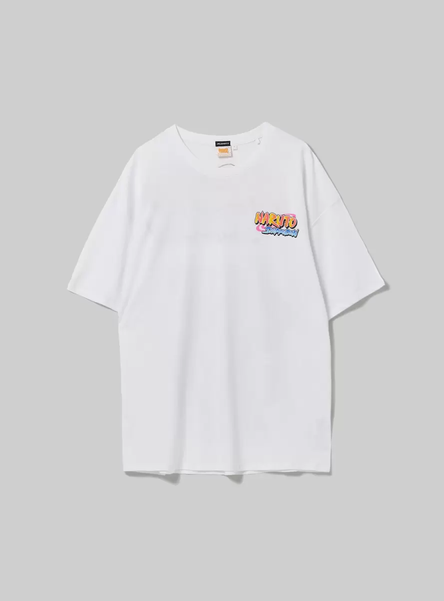 T-Shirt Naruto / Alcott T-Shirt Men Wh3 White - 4