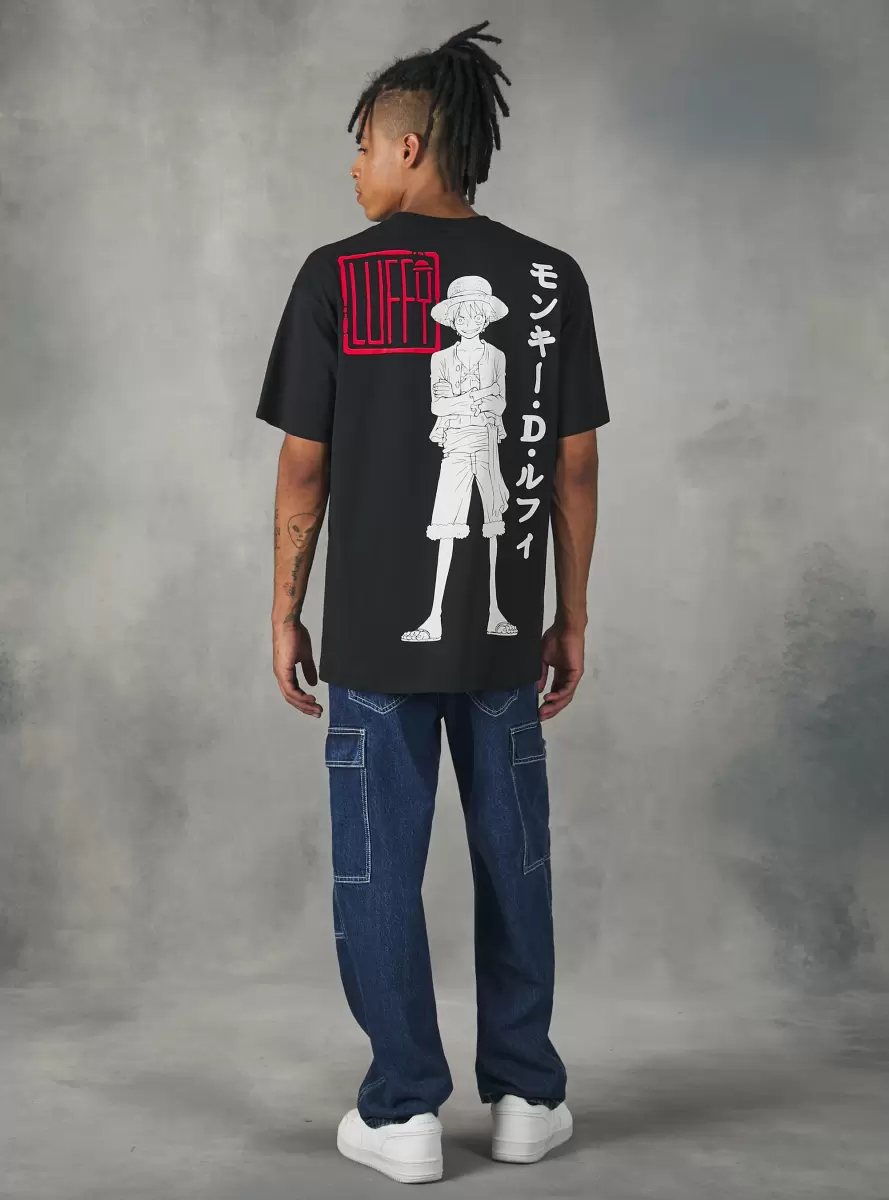 Men Bk1 Black T-Shirt One Piece / Alcott T-Shirt - 1