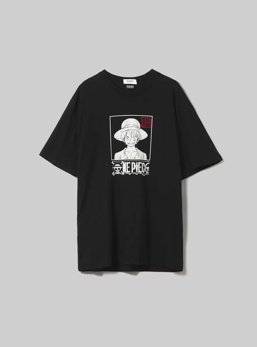 Men Bk1 Black T-Shirt One Piece / Alcott T-Shirt - 6