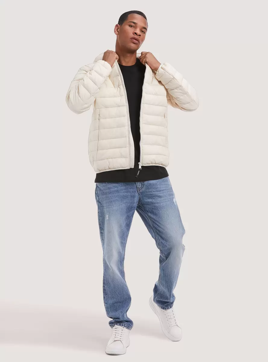 Jacket With Recycled Padding Jackets Wh1 Off White Men - 1
