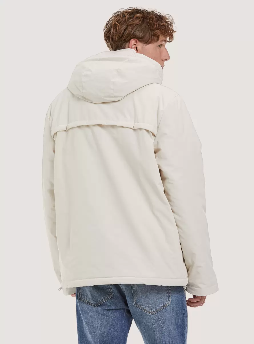 Anorak Jacket With Recycled Padding Men Jackets Wh2 White - 3