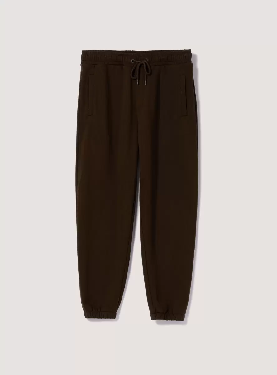 Br2 Brown Medium Men Trousers Plush Jogger Trousers - 3