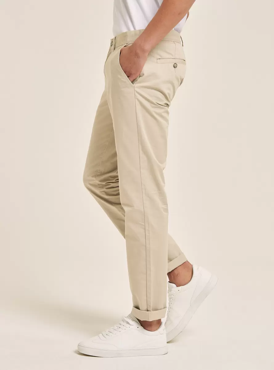 Twill Chinos C029 Sand Trousers Men - 2