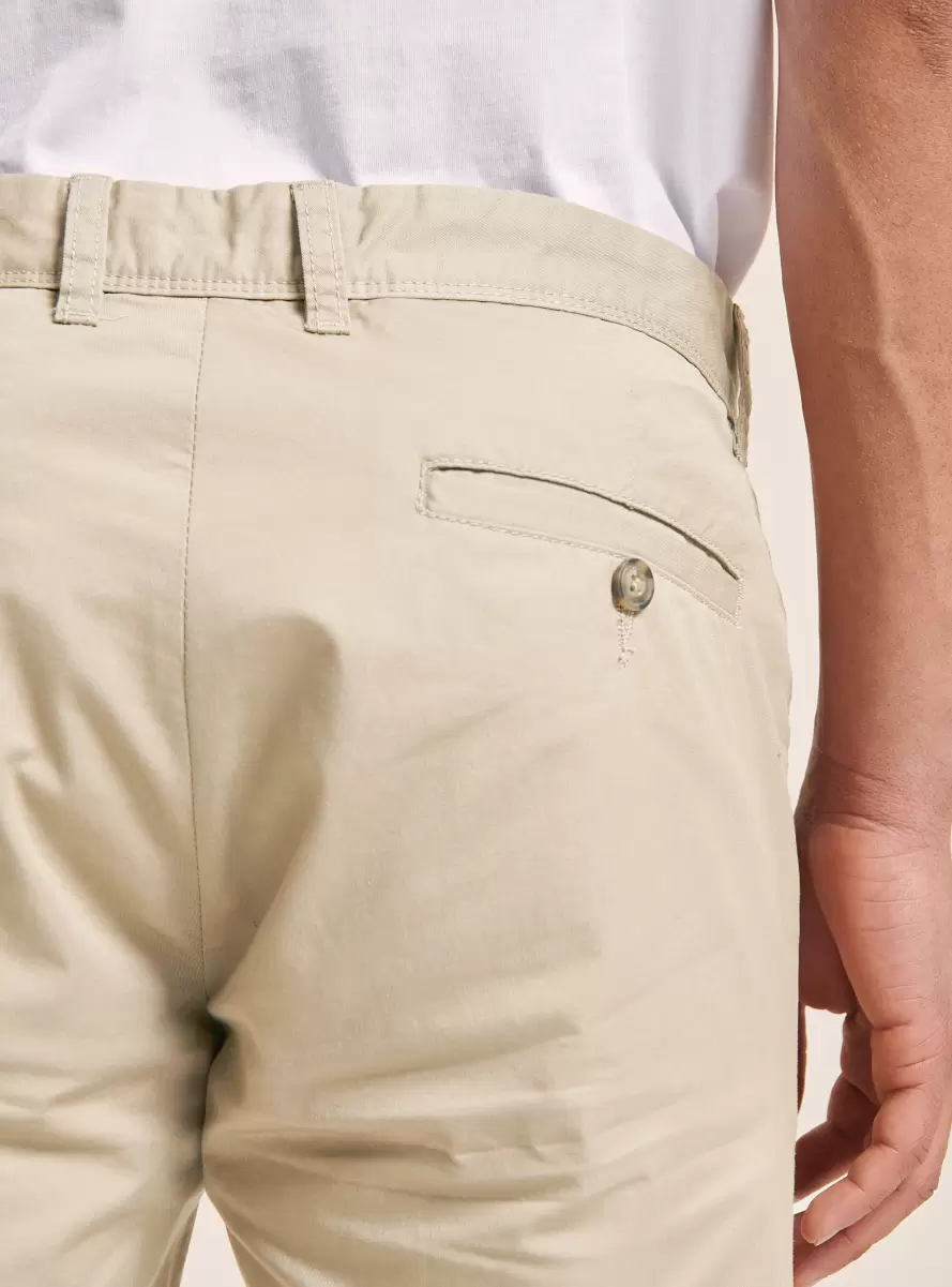Twill Chinos C029 Sand Trousers Men - 4