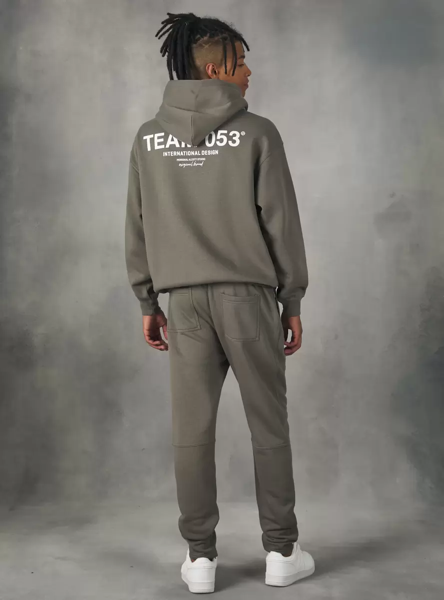 Ky3 Kaky Light Jogger Trousers With Team 053 Print Trousers Men - 3