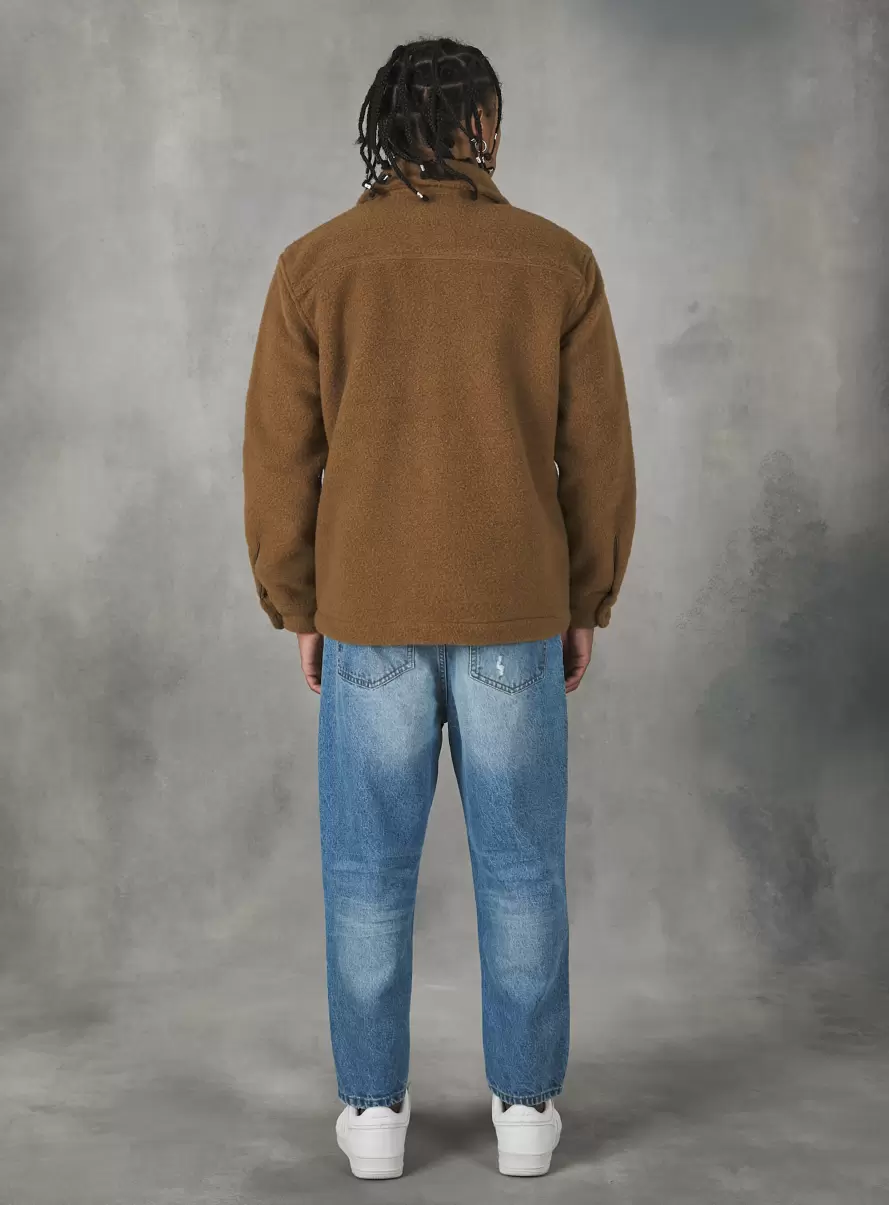 Tb2 Tobacco Medium Shirt Jacket With Large Pockets Men Shirts - 3