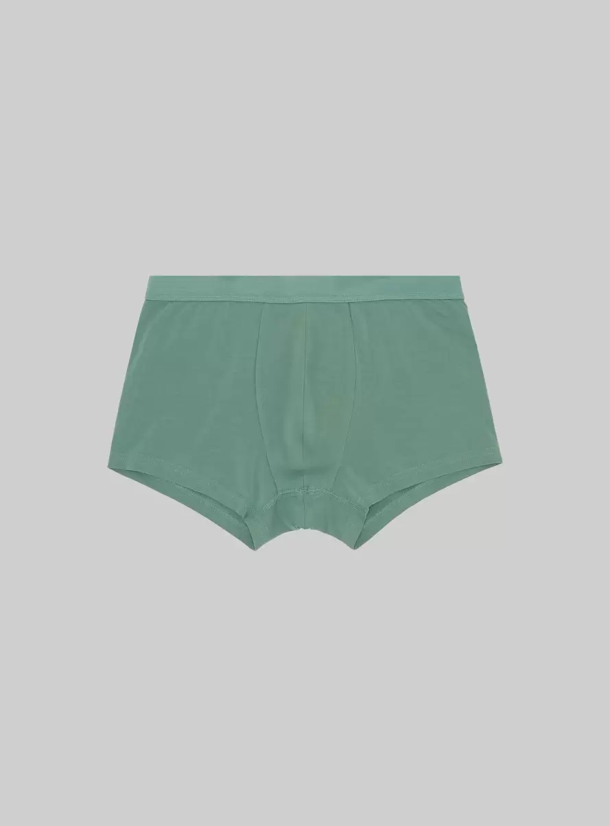 Underwear Set Of 3 Pairs Of Stretch Cotton Boxer Shorts Men Ky3 Kaky Light - 6