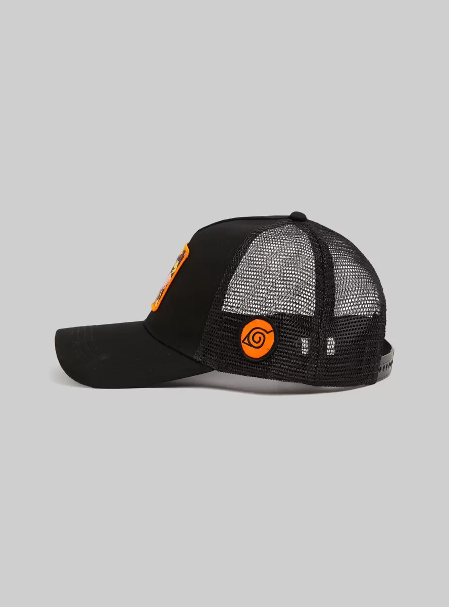 Bk1 Black Cappello Naruto / Alcott Hats Men - 1