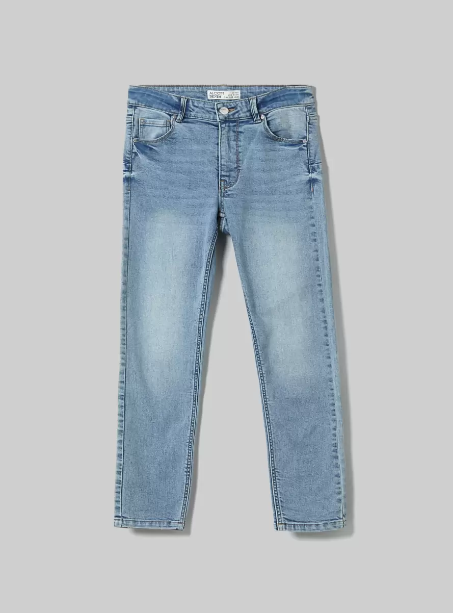 Denim Days Skinny Jeans With Push-Up Effect D007 Light Azure Women - 4