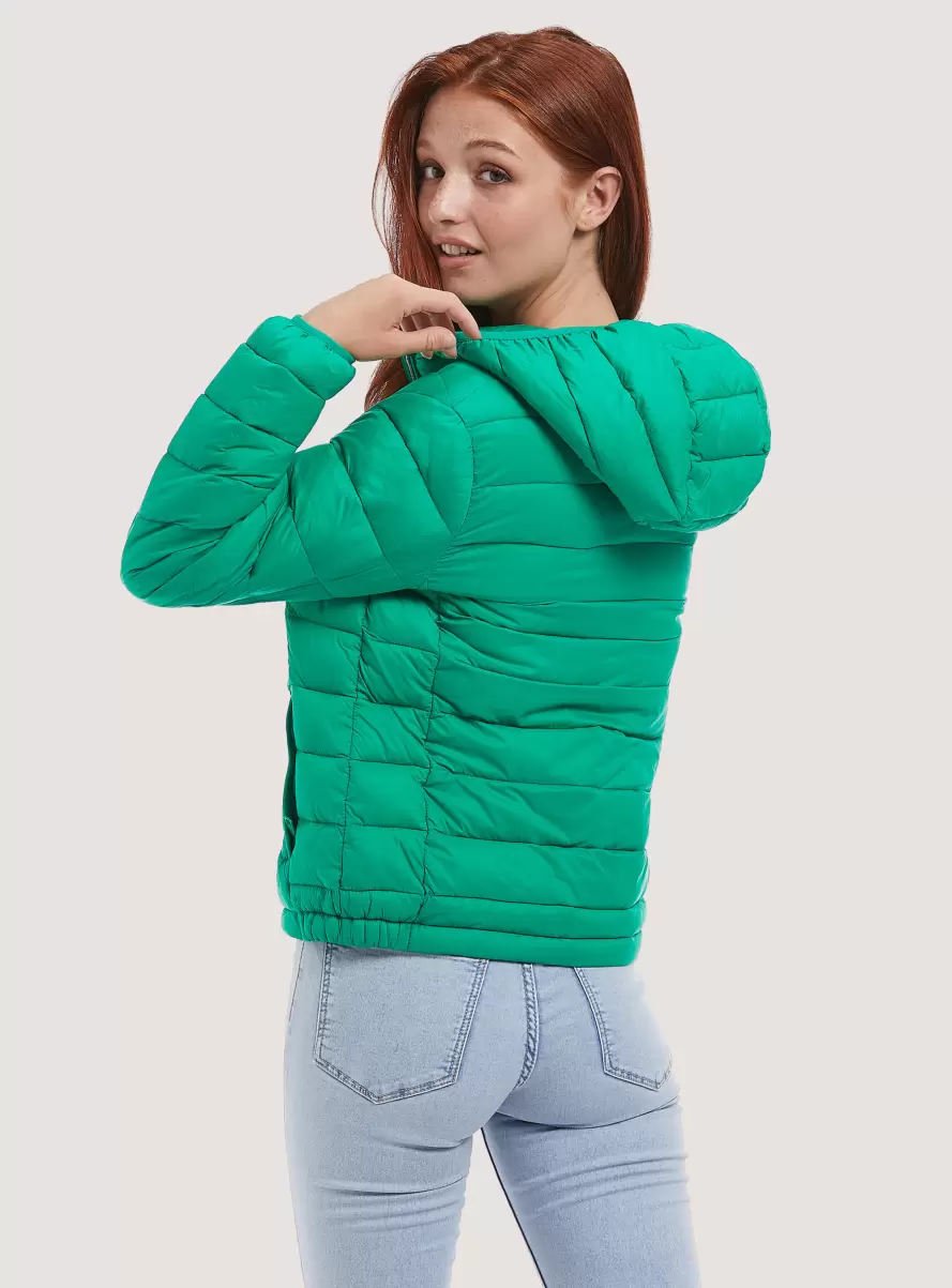 Jacket With Recycled Padding Gn2 Green Medium Women Jackets - 2