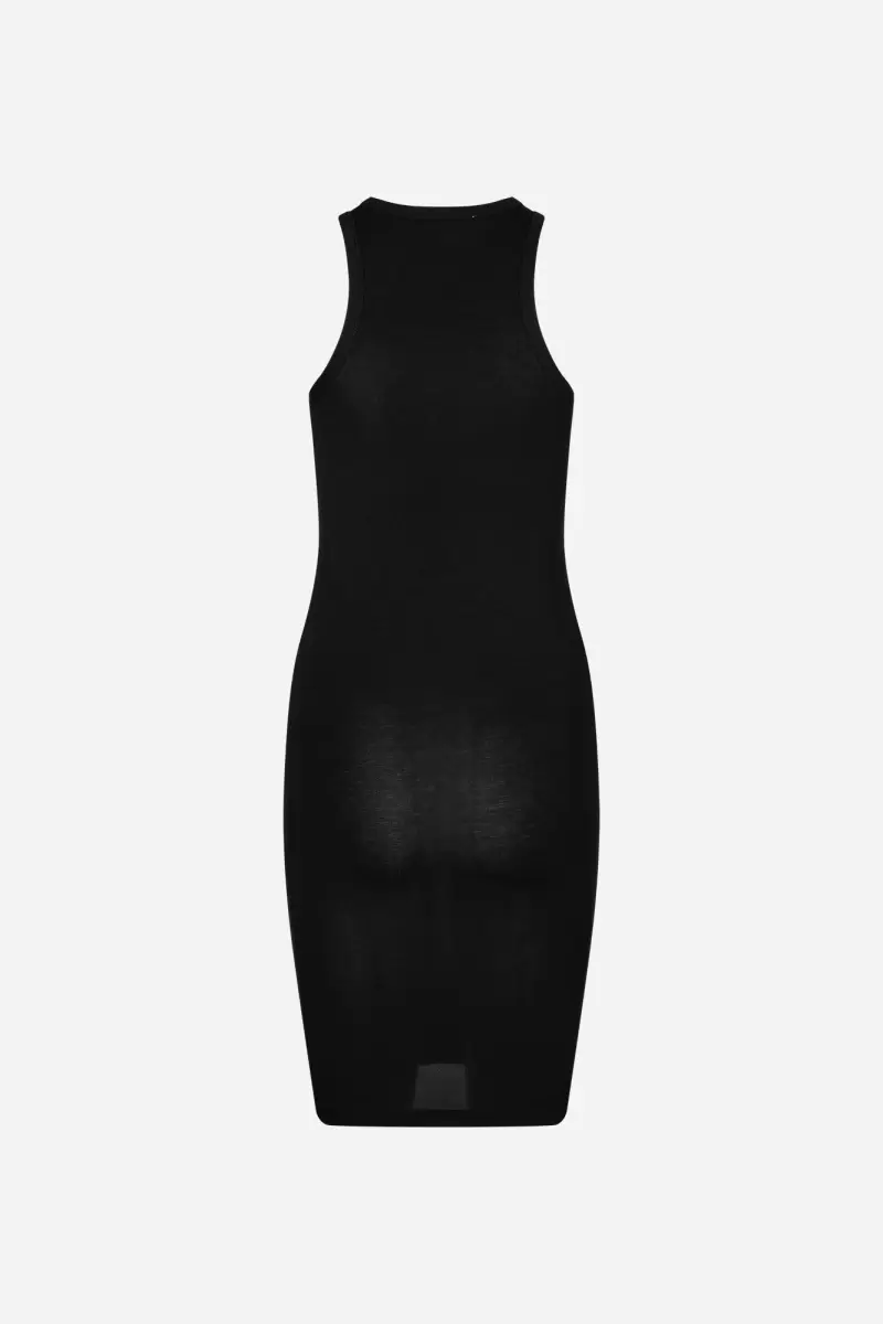 Eco-Friendly Enmarta Short Racer Dress  7047 Black Envii Women Dresses - 2