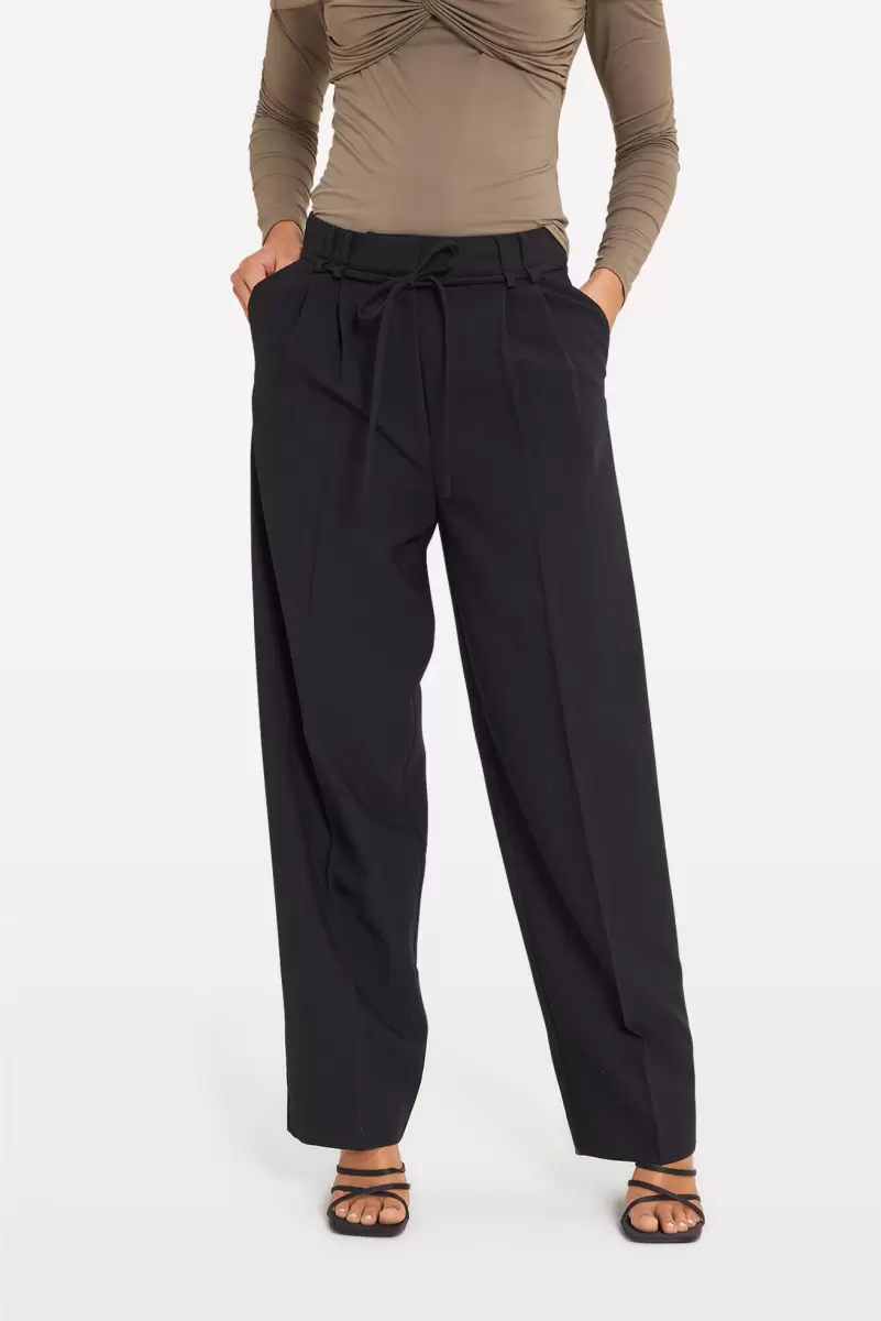 Trousers Envii Women Enmetro Pants 6797 Black Fashionable - 1