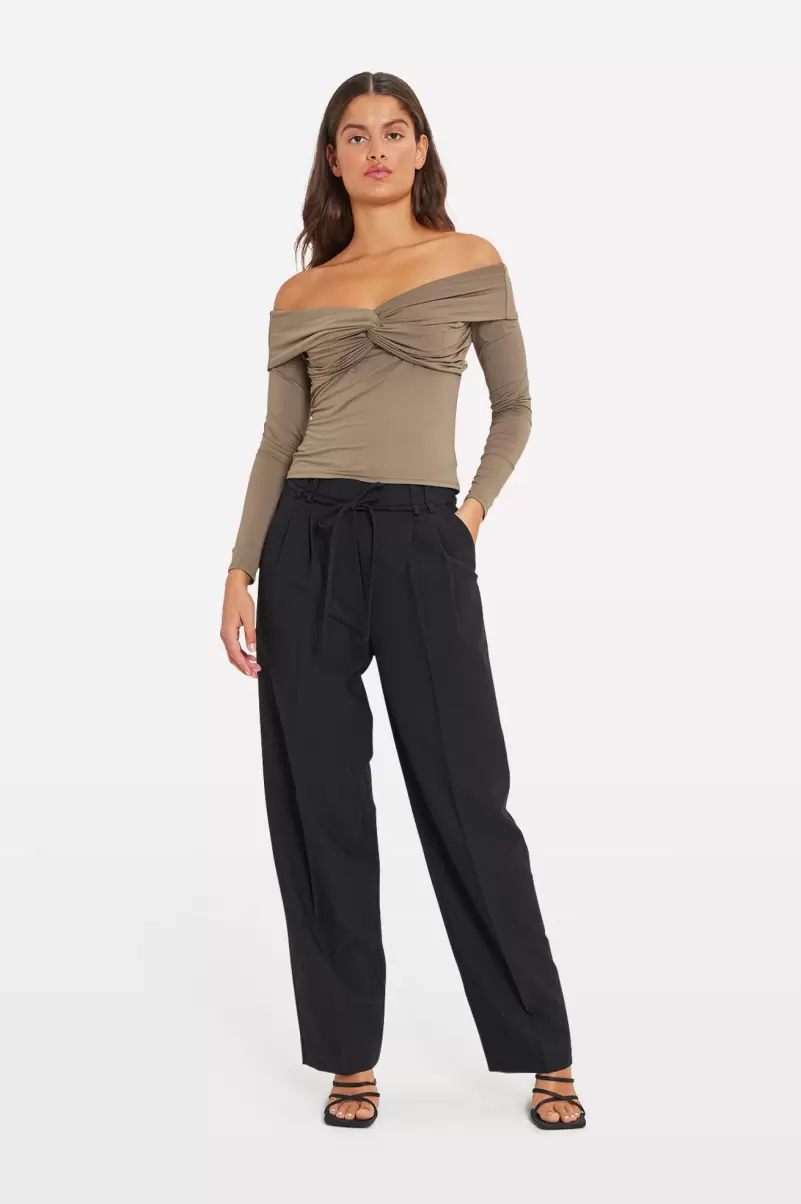 Trousers Envii Women Enmetro Pants 6797 Black Fashionable - 2