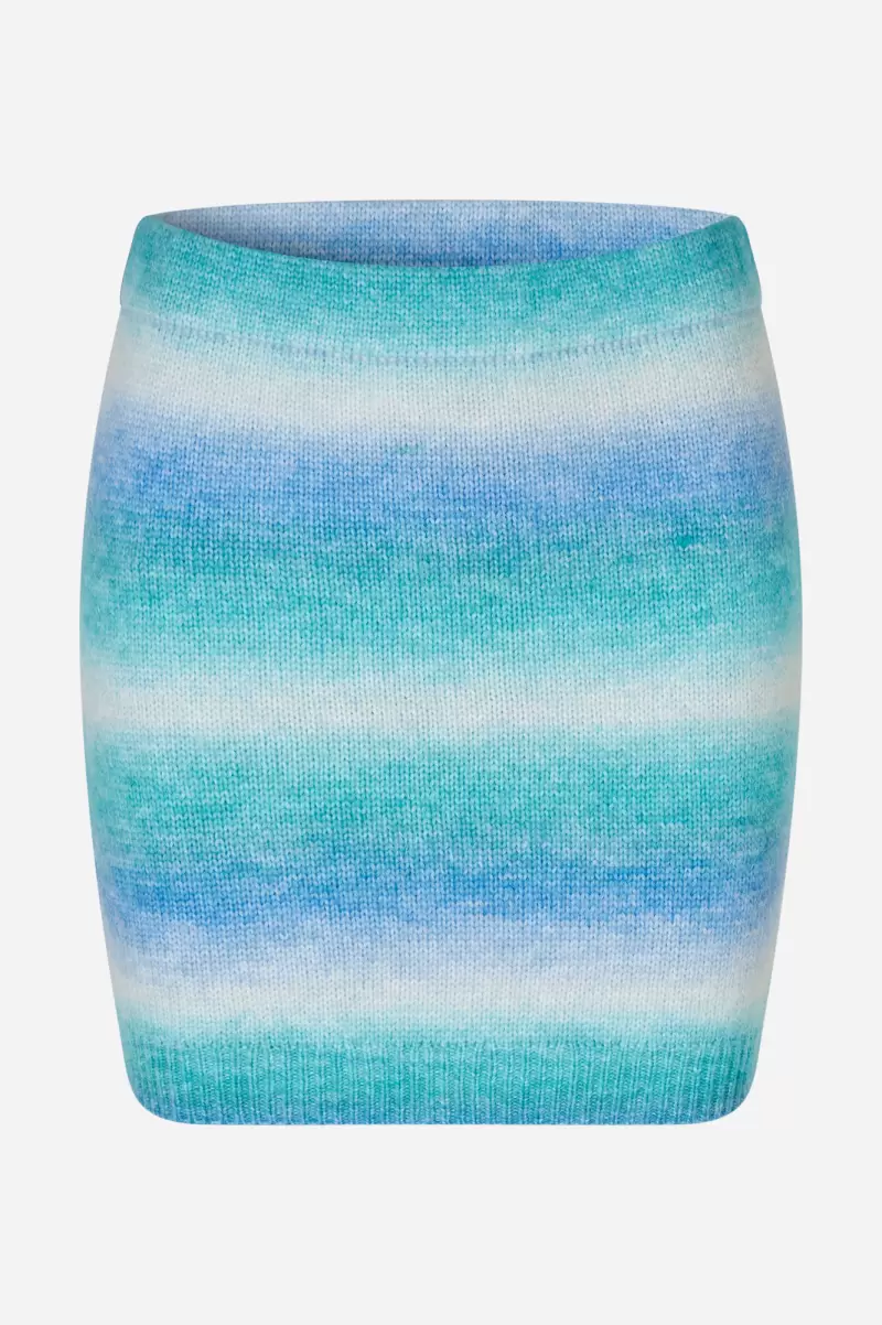 Envii Women Enbabette Knit Skirt Exb 6951 Voucher Skirts & Shorts Blue Palette - 3