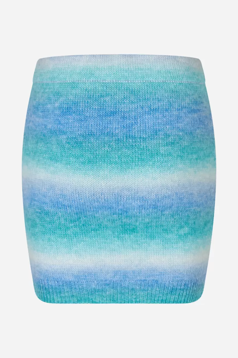 Envii Women Enbabette Knit Skirt Exb 6951 Voucher Skirts & Shorts Blue Palette - 4