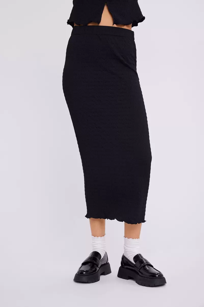 Skirts & Shorts Sustainable Black Envii Enwheel Maxi Skirt 7041 Women - 1