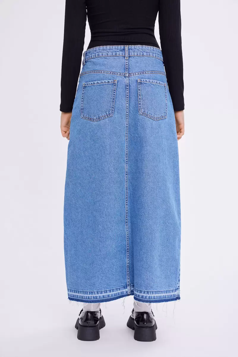 Mid Blue Envii Skirts & Shorts Entarsier Skirt 6863 Women Must-Go Prices - 2