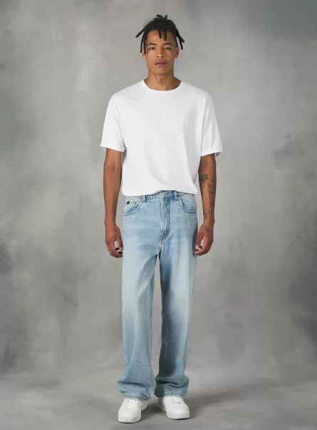Denim Days Men D006 Azure Loose-Fit Jeans