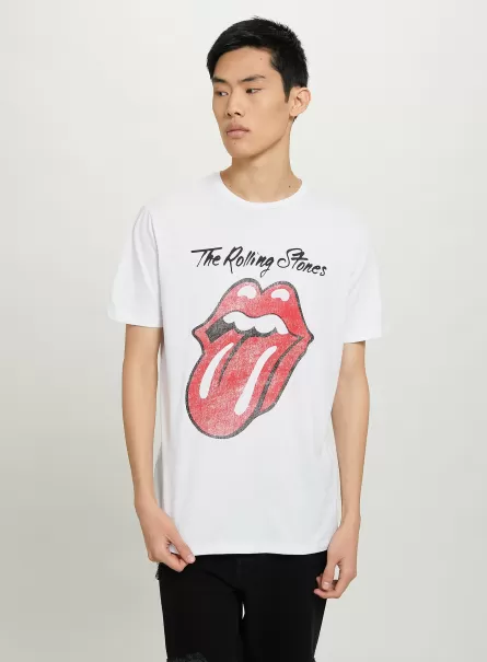Wh3 White Men T-Shirt Rolling Stones / Alcott T-Shirt