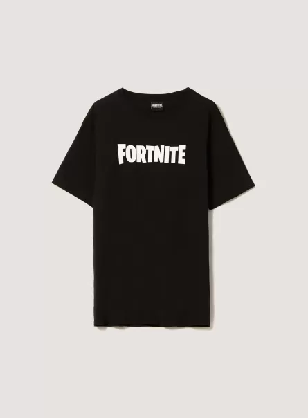 Black Fortnite / Alcott T-Shirt T-Shirt Men