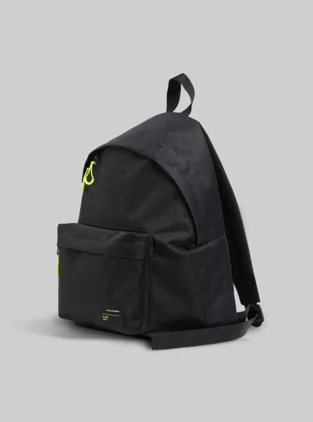 Backpack Bk1 Black Plain-Coloured Backpack Men