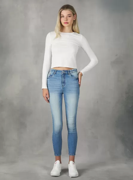 Denim Days High-Waisted Super Skinny Jeans D006 Azure Women