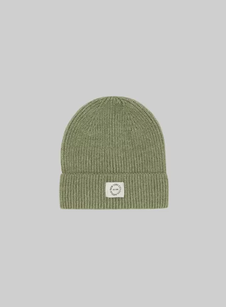 Hats Women Soft Touch Hat With Patch Gn2 Green Medium
