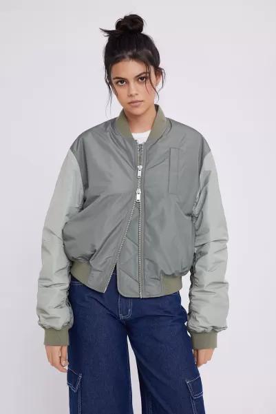 Deep Lichen Green Enpower Jacket 7015 Jackets & Coats Envii Women Streamline