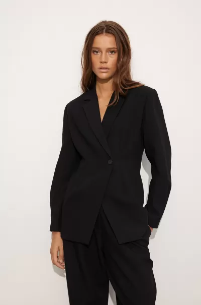 Enaugustine Blazer 6797 Envii Black Offer Jackets & Coats Women