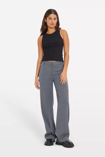 Limited Mid Grey Mel Ensmith Pants 7092 Envii Women Trousers