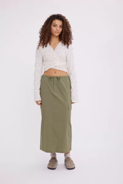 Skirts & Shorts Dynamic Envii Deep Lichen Green Women Enrope Midi Skirt 7038